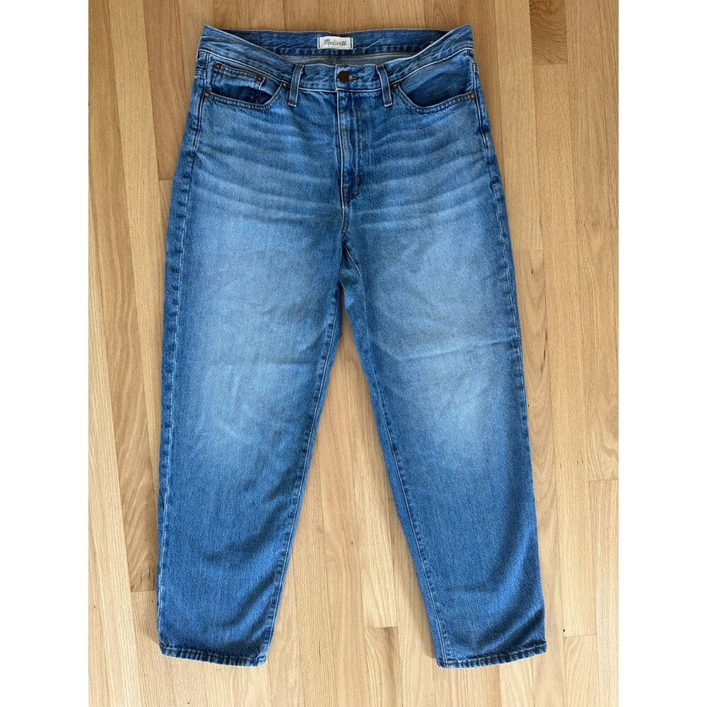 Madewell The Slouchy Boyfriend Jeans size 30 Relaxed Fit High Rise Denim Pants